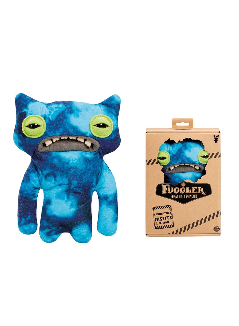 Cute Funny Ugly Monster Doll, Cute Monster Doll With Big Teeth, Collectible Plush Toys, Ugly Cute Monster Plush Doll(Blue Wide Eyes Monster) - Image 1